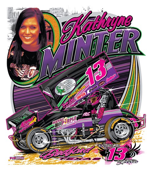 KATHRYNE MINTER SPRINT CAR FRONT