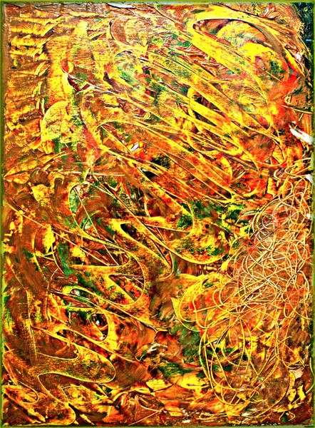 ORIGINAL Abstract Art Acrylic Painting - 'Fleetin