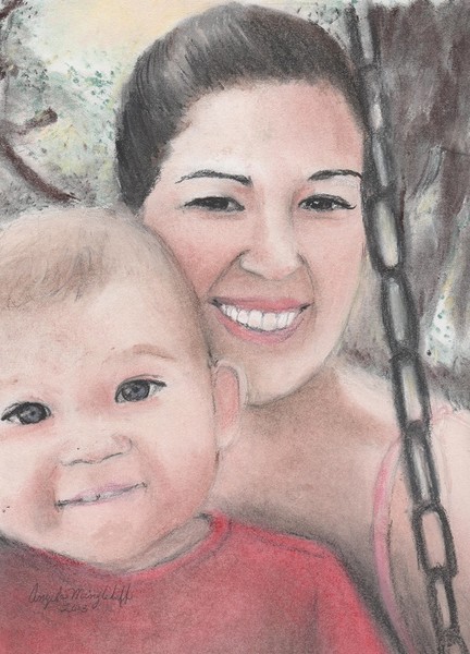 Mother and son