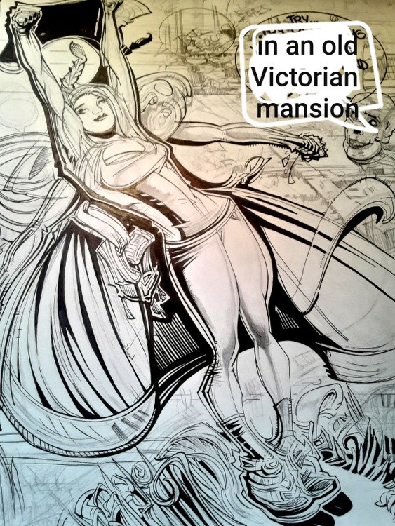 In an old Victorian Mansion