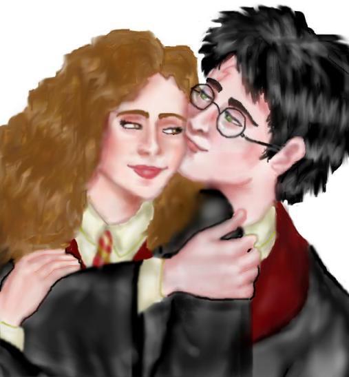 Harry and Hermione at 7th year