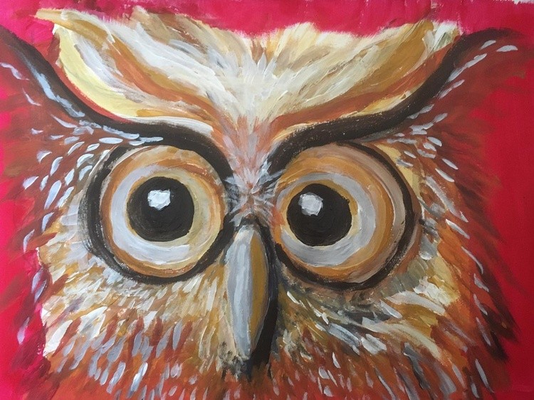 illustration acrylicpnpaper acrylicpainting photography arte artwork original originalart lefty arti