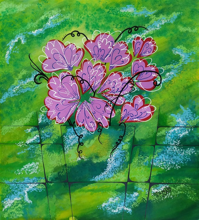 Dancing floral