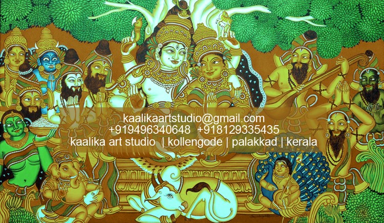 KERALA MURAL KAALIKA ART STUDIO KOLLENGODE PALAKKAD