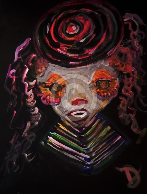 Young Girl Clown