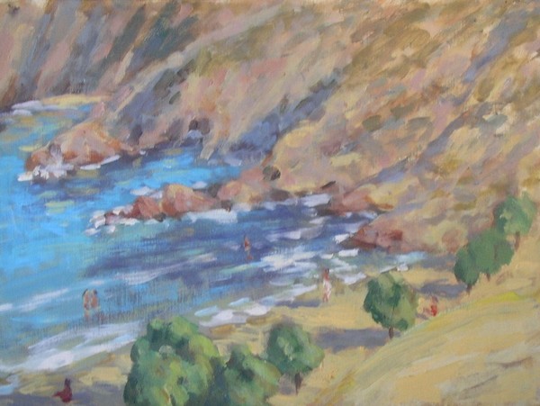 Evening bathers