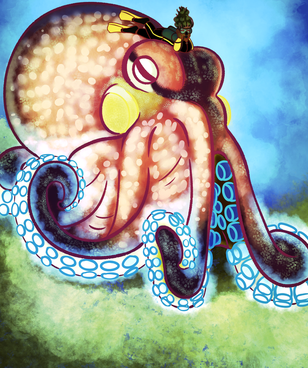Be Friends With A Giant Octopus