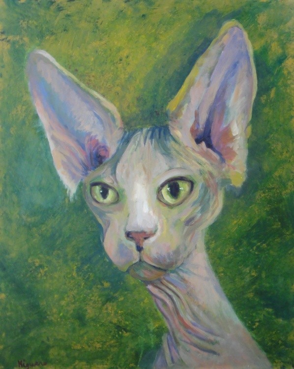 EGYPTIAN CAT PORTRAIT