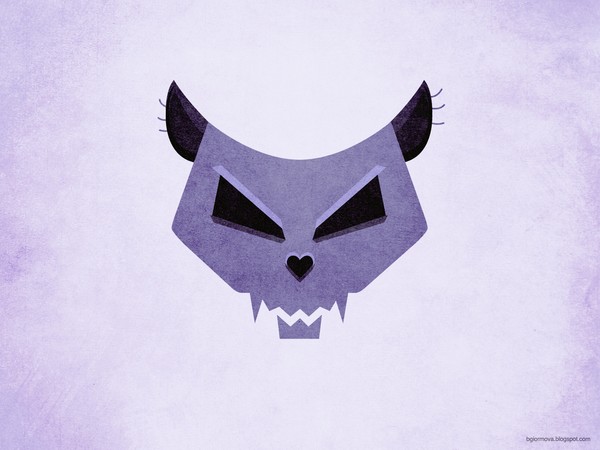 Cat skull