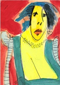 Punk Diva - ACEO - SOLD