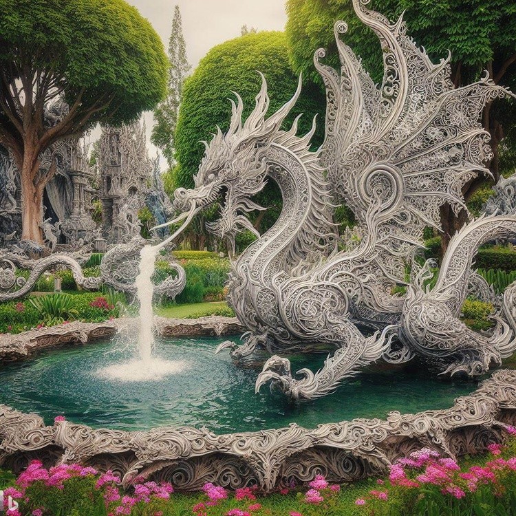 1-Dragon Fountain