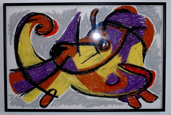 abstract dog