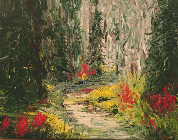 Forest Creek Finger Painting