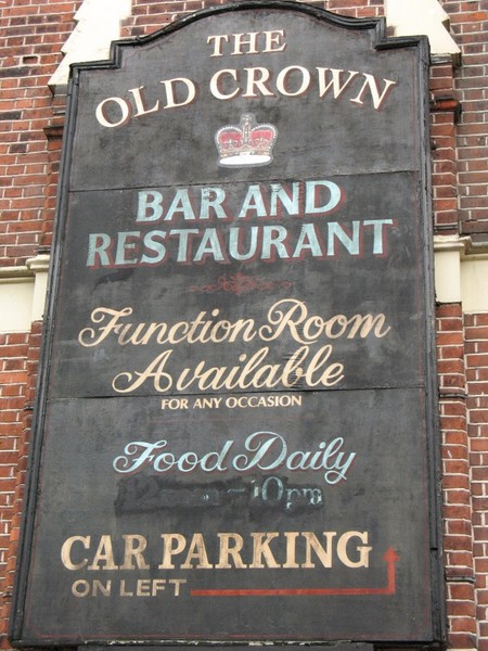 old crown pub, london