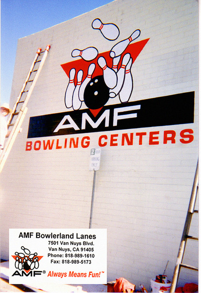 BRICK WALL SIGNAGE - AMF Bowling Centers