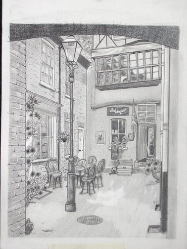 Antique scene