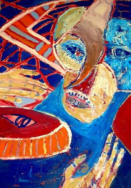 Clown with Bird