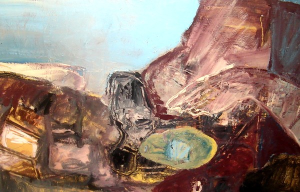 abstract mountainscape