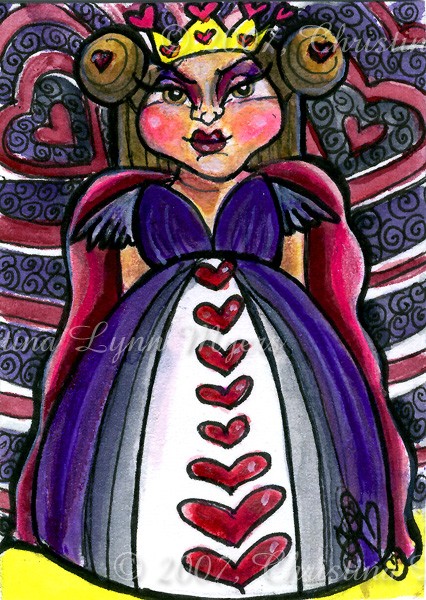 Queen of Hearts ACEO