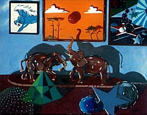 still life with elephants