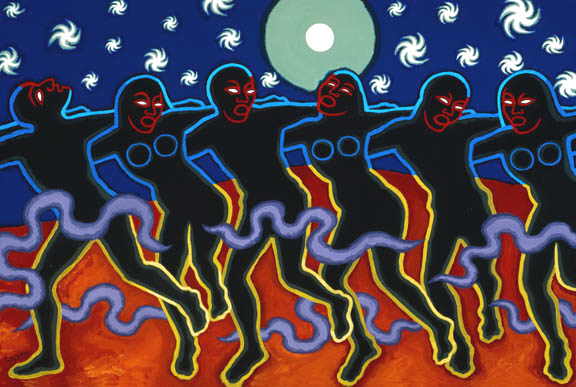 Six Circle Dancers