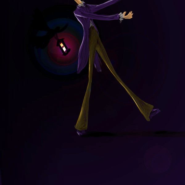 A Very Tall Zombie and his Bird.