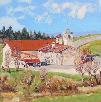 MOUNTAIN FARM IN FRANCE