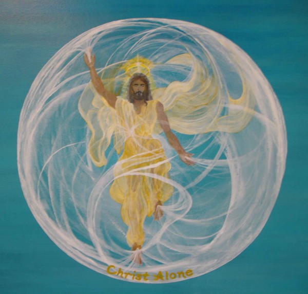 Christ Detail: NWP Church Wall Mural