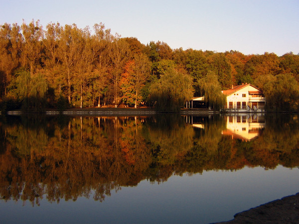 By the lake