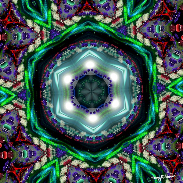 Gems kalidiscope design 4