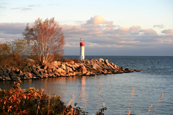 Lighthouse at Sunset