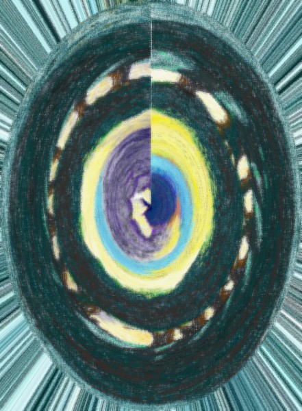 Stone slice #1 (pastel)