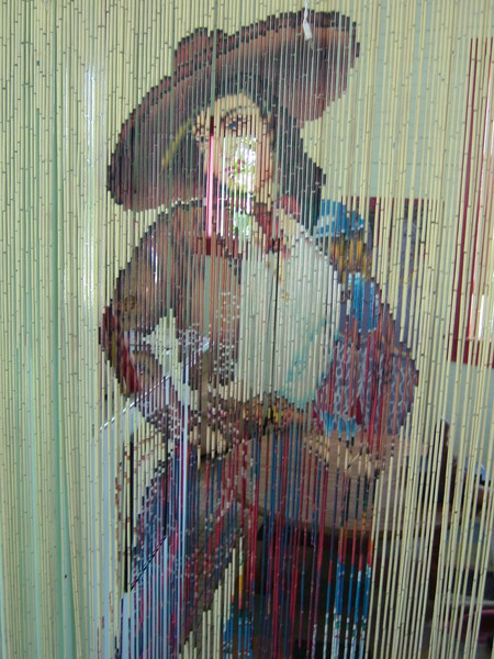 Transparent cowgirl
