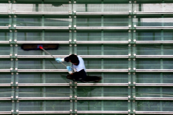 cleaning stair