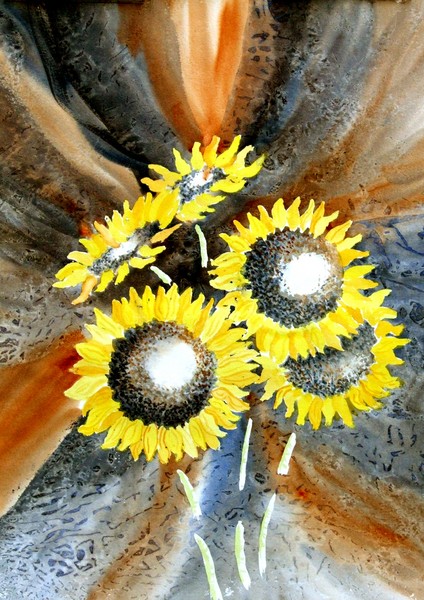 Five Fun Sunflowers