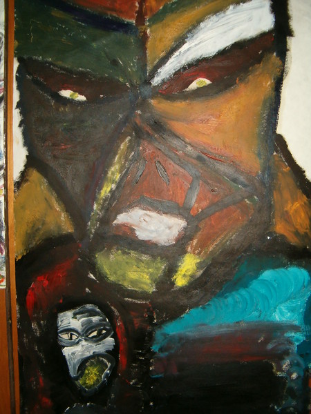 man in the dark