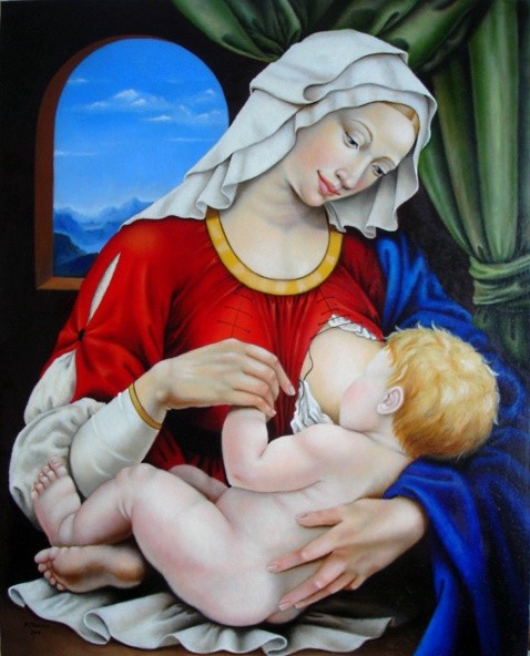 Madonna with child