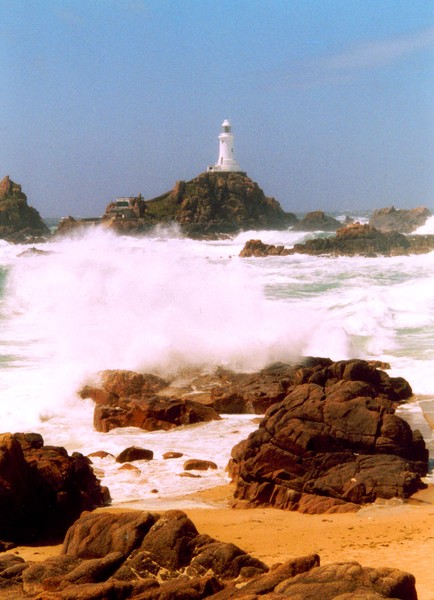 LIGHTHOUSE IN STORMY WEATHER