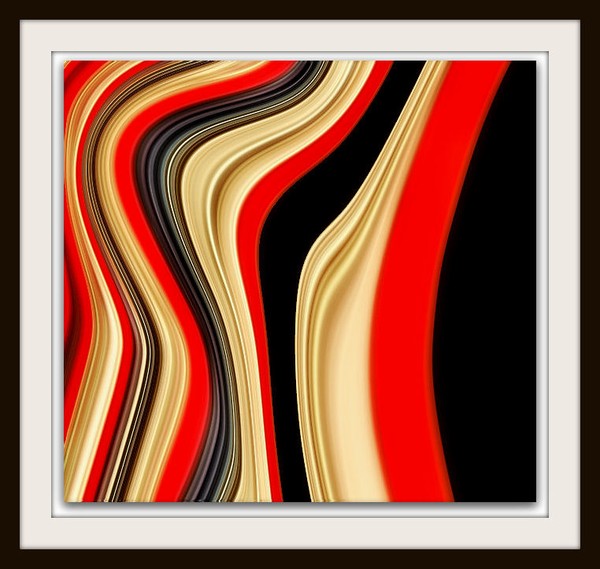golden and red