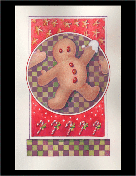 card GINGERBREAD man