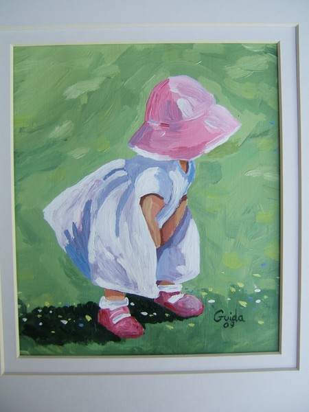 Girl in Pink Hat