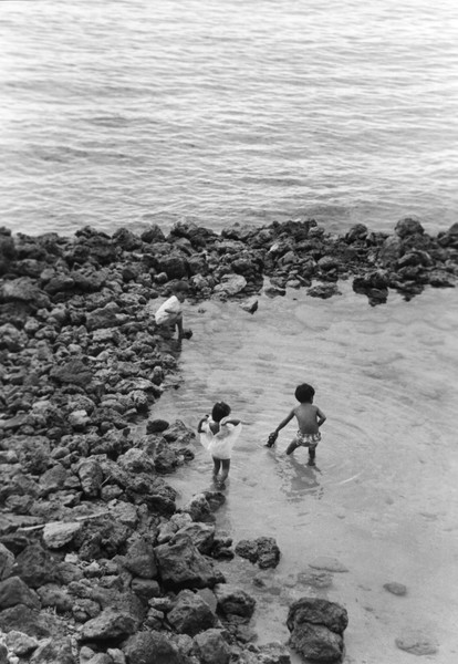 Playing by the Ocean