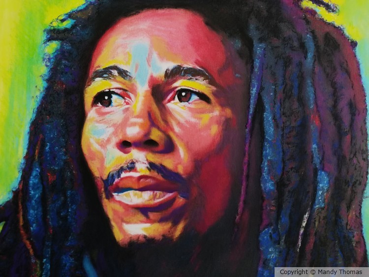 BOB MARLEY NO.8 by Mandy Thomas