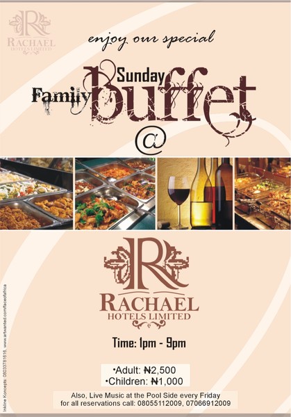 Rachael Hotel Flyer