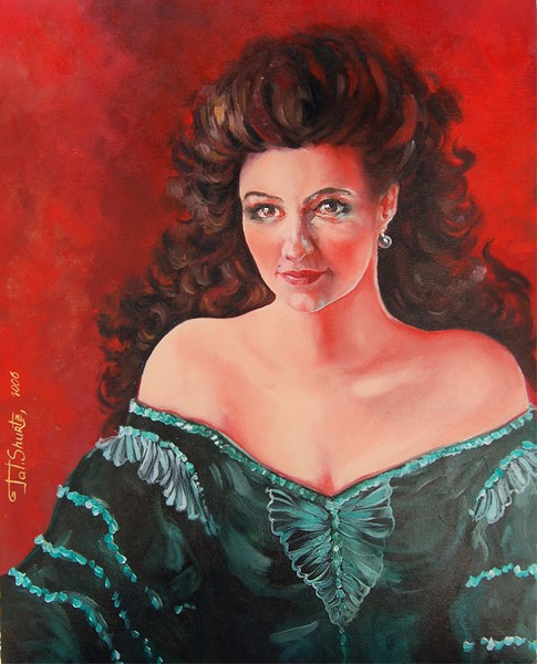 Kimberly in Vintage Dress