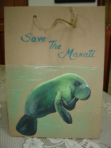 Bags ecologic paper Save the Manati