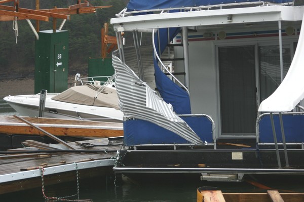 Grider Hill DOck Storm 4-11-2008
