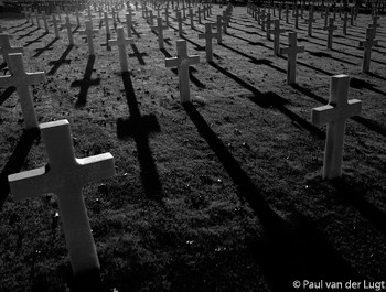 B/W cementery