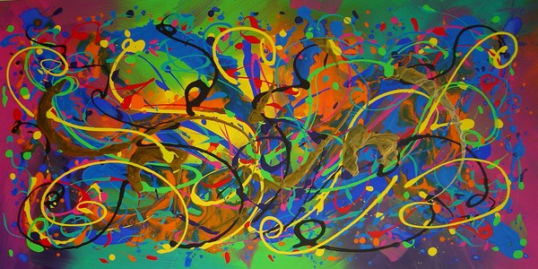 Original acrylic painting by Eugenia Abramson