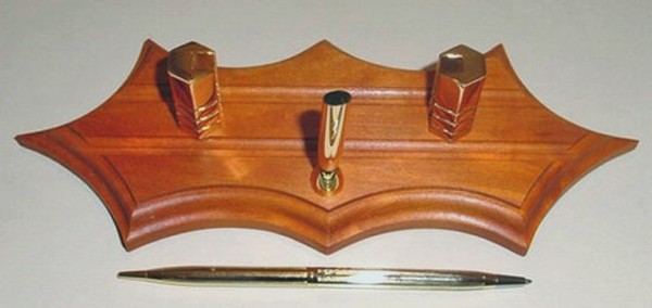 Paela Wood Desk Set